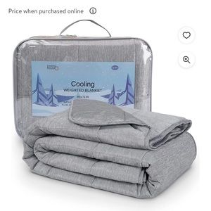 Cooling 12 pound weighted, blanket, full size